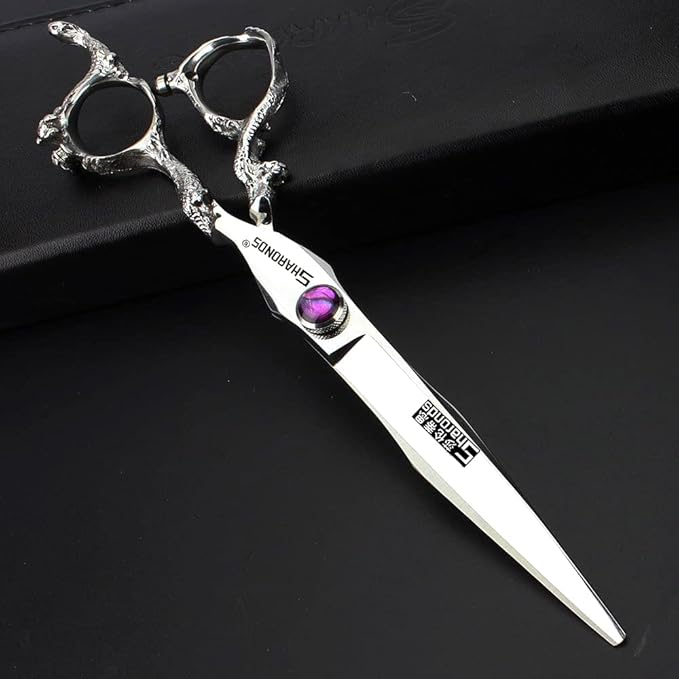 6/7/8/9-inch professional hair clipper set, stainless steel sharp hair clippers, hairdresser specific scissor(8-inch flat shear)