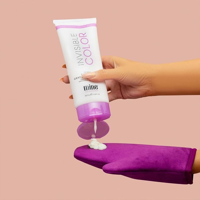 Minetan Self Tanner Lotion | Invisible Color Gradual Fake Tanning Body Lotion | Best Moisturizing Sunless Tan Cream | To Build a Deep Dark Bronze Or Maintain a Natural Golden Glow, 7 fl oz