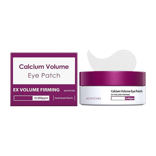 0BtunkIMQH Eye Patches Masks, Calcium Volume Eye Patches For Under Eye Puffiness, Collagen Deep Hydrating Eye Treatment For Men & Women(60 Patches) (2)