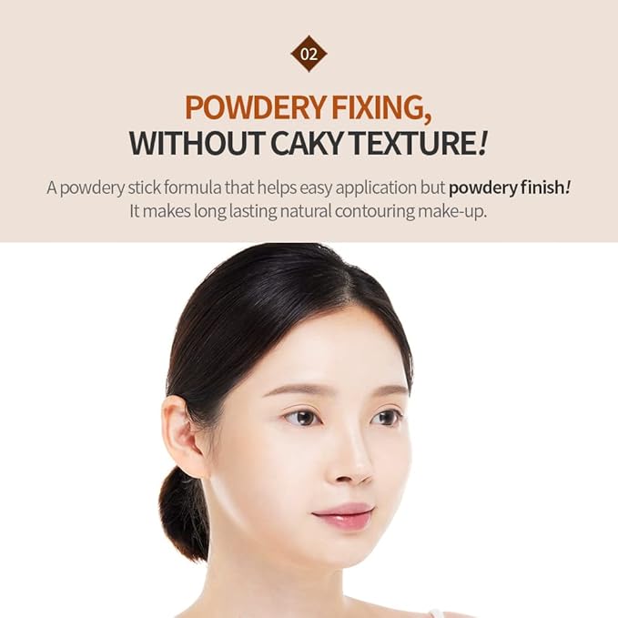 ETUDE Play 101 Stick Contour Duo - Original | Creamy Shading and Highlighter Duo for Easy Contouring Makeup, Kbeauty, Korean Makeup
