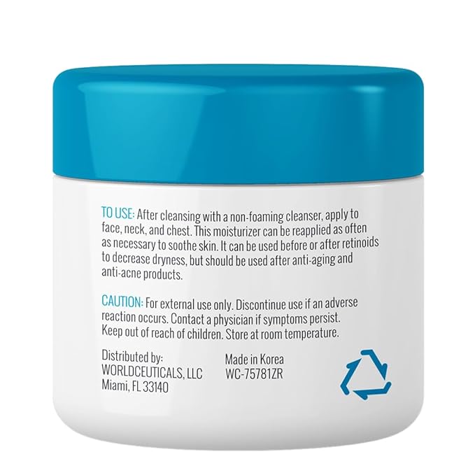 ZERAFITE Soothing and Calming Face Moisturizer for Dry & Sensitive Skin Types (2.2 fl. oz./65 ML)