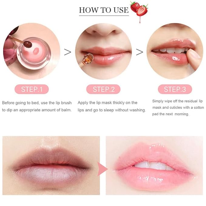 Lip Balm Honey Pot,Vitamin E Hydrating Lines