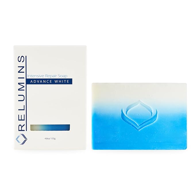 Relumins Advance Intensive Skin Repair Soap with TA Stem Cell, Rejuvenation, Body Soap Bar, and Licorice for Softer, Smooth Skin, 135g x 5 Bars
