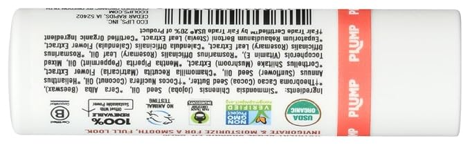 LIP FOOD® Plump Organic Lip Balm, oz.