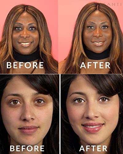 VASANTI Oil-Free Foundation & Concealer in 1 - Liquid Cover-Up (V1) - Full Matte Coverage Long Lasting Paraben-Free Vegan Friendly Makeup