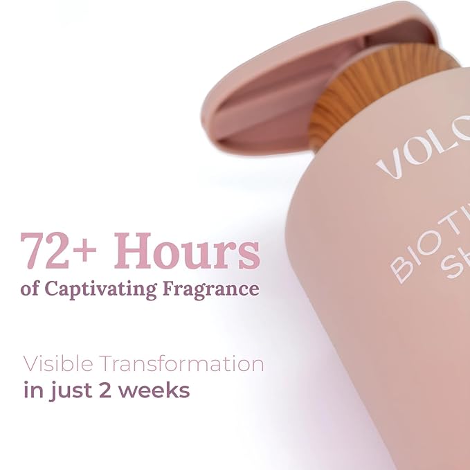 Volgari Biotin Shampoo and Conditioner Set, 20.28 Fl Oz - Scented Volumizing Shampoo and Conditioner, Thickening Formula to Strengthen & Nourish Hair, Ideal for Fuller-Looking Hair