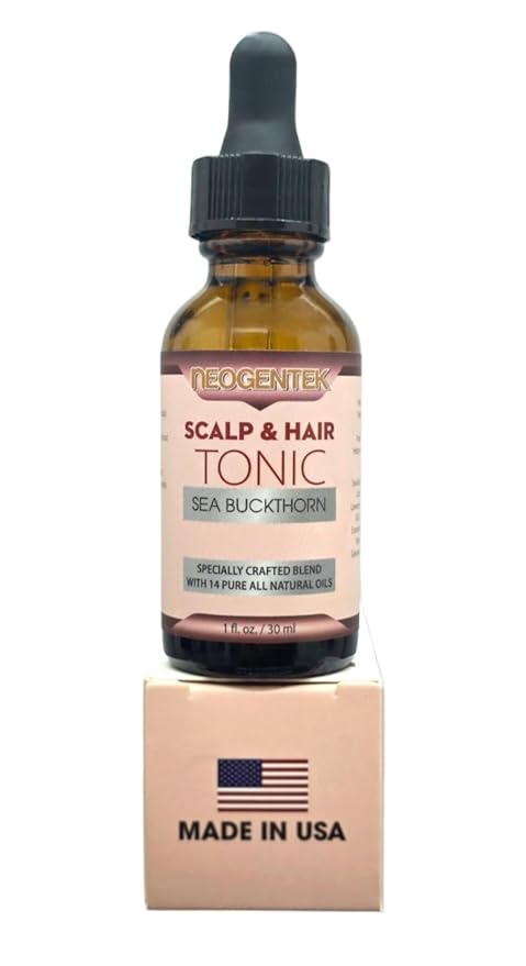 Hair & Scalp Tonic Essential Oil – Made from 14 Botanical Oils for Thicker, Fuller Hair • Root-Strengthening & Scalp-Nourishing Hair Serum • Refreshing Herbal Formula – Made in USA -1 oz