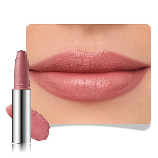 IATMOMOD Nude Brown Matte Lipstick Crayon, Long Lasting Waterproof Velvet Lip Liner Pencil, High Pigment Non-Drying 24H Cruelty-free Lip Makeup