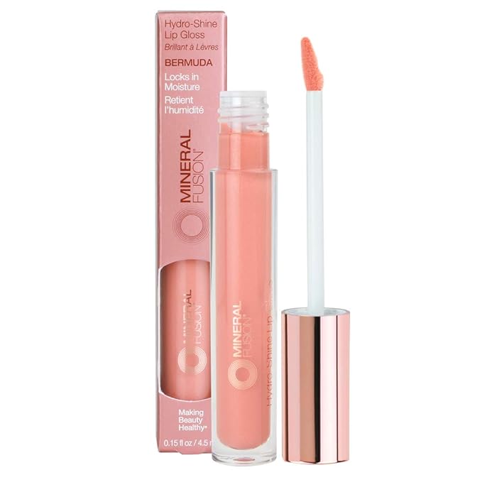 Mineral Fusion Hydro-Shine Lip Gloss, Bermuda, 0.15 Ounces