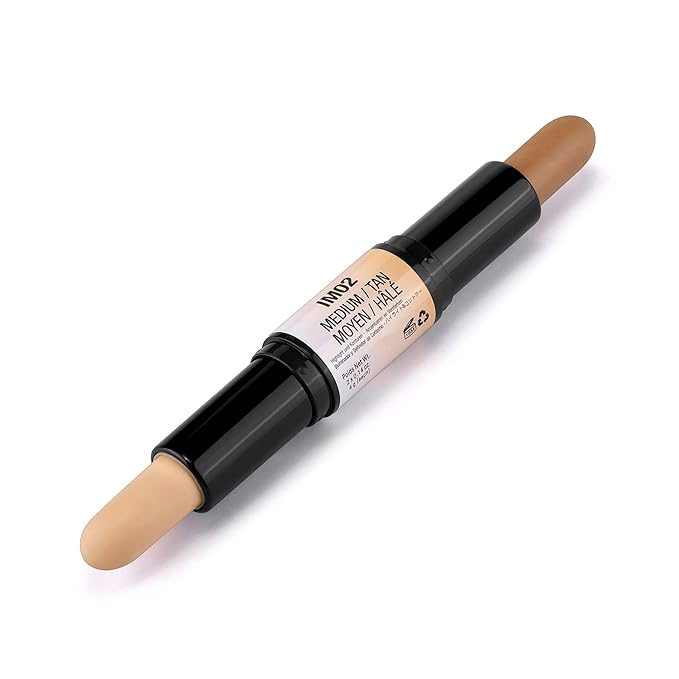 6 Colors Highlight and Contour Stick,Dual-Ended Full Coverage Stick Set