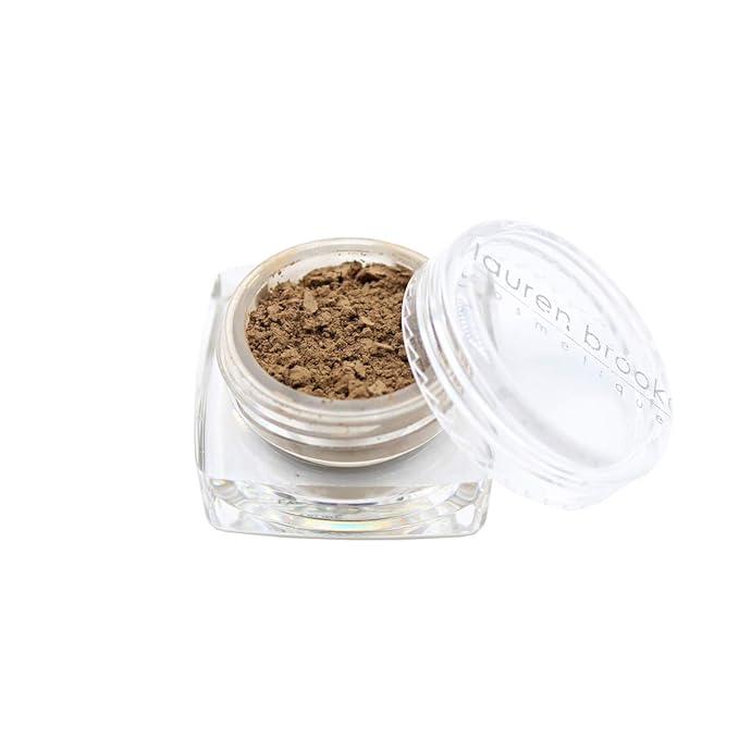 Lauren Brooke Cosmetiques Natural Powder Eye Color, Organic Eyeshadow Makeup (Taupe (Matte))