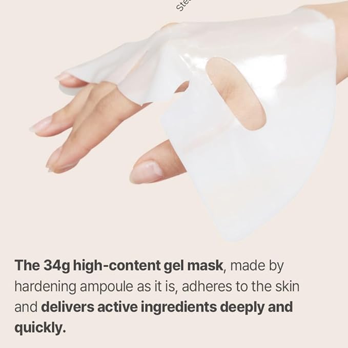 Korean Premium Collagen Hydrogel Melting Mask – Anti-Aging Sheet Mask for Firming, Hydratin Skincare Face – Moisturizing & Lifting Treatment for All Skin Types 34g x4ea (Hyal)