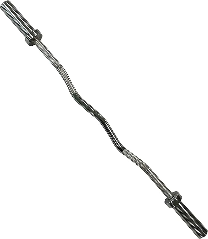 CAP Barbell 2' Olympic Solid Curl Bar 47-Inch, No (OBIS-47-3)