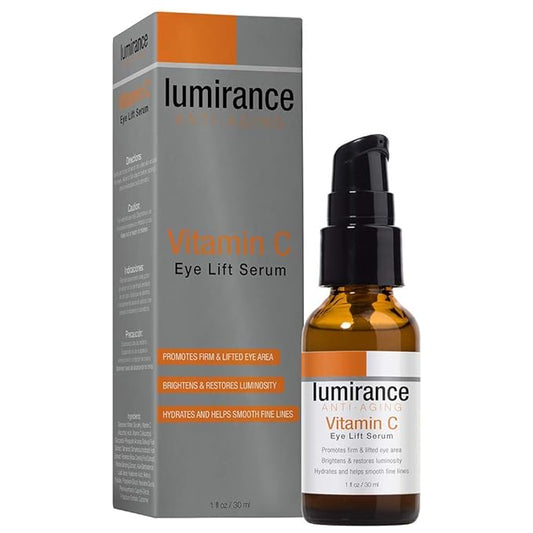 Lumirance Vitamin C Eye Lift Serum, Minimizes the Look of Wrinkles and Crows Feet, Helps with Firming and Dark Circles, 30ml/1 fl oz