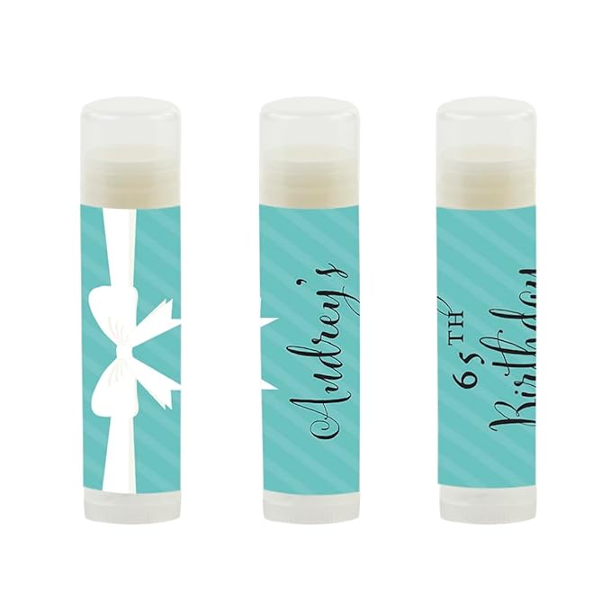 Andaz Press Personalized Milestone Birthday Party Balm