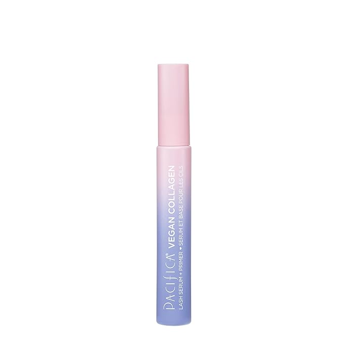 Pacifica Vegan Collagen Eye Lash Serum & Clear Mascara Primer – Conditioning Vitamin B & E Formula for Longer, Fuller Lashes, Eyelash Makeup Cruelty-Free Clean Ophthalmologist Tested