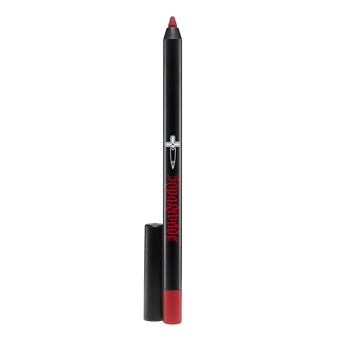 REINA REBELDE Brava Bold Lip Pencil - Classic Red Matte Finish/Up to 8 Hour Finish/Water Resistant, Won't Feather or Bleed/Highly Pigmented Glides On/Vegan & Cruelty-Free/PVC Free Barrel