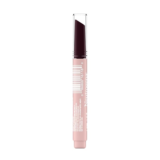 Neutrogena High Shine Glossy Lip with Maracuja Oil + Vitamins & Antioxidant Vitamin E, Nourishing Glossy Lip, Non-Retractable, Pigmented For Buildable Color, Black Dahlia, 0.07 oz