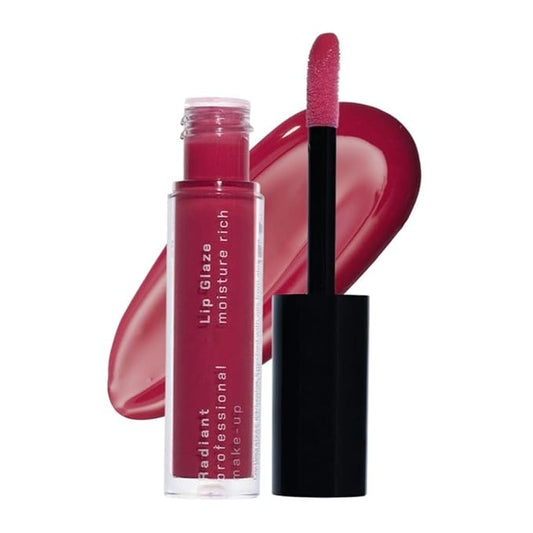 Radiant Professional Lip Glaze (23 Shades) - Ultra-Glossy, Non-Sticky & Long-Lasting Lip Gloss for Women - High Shine Hydration - Vegan & Moisturizing for Soft, Nourished Lips - (11 CHERRY)