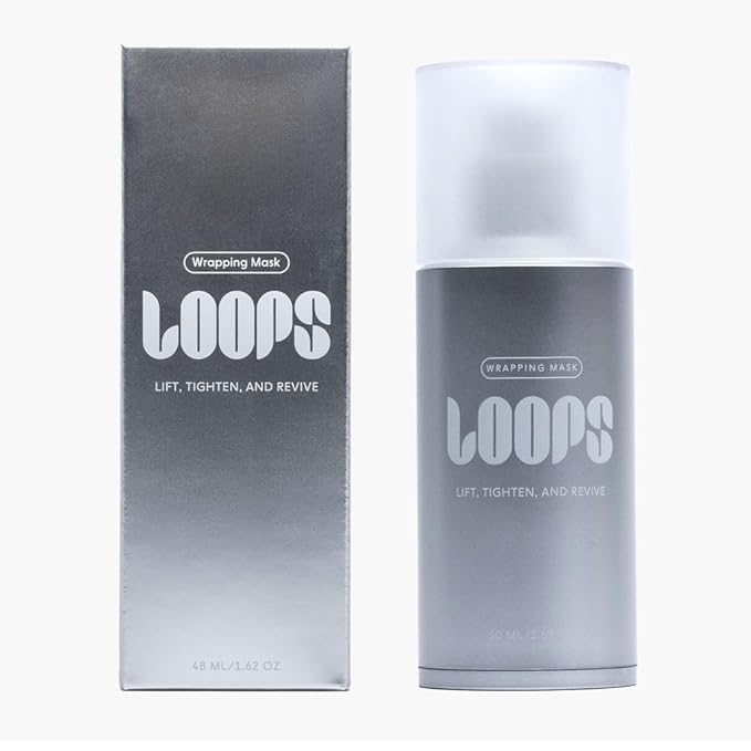 LOOPS Wrapping Mask - Lifts and Firms Skin - Collagen Face Masks - Skin Tightening Facial - Collagen Night Wrapping - Collagen's Mask's Overnight - Overnight Face Mask