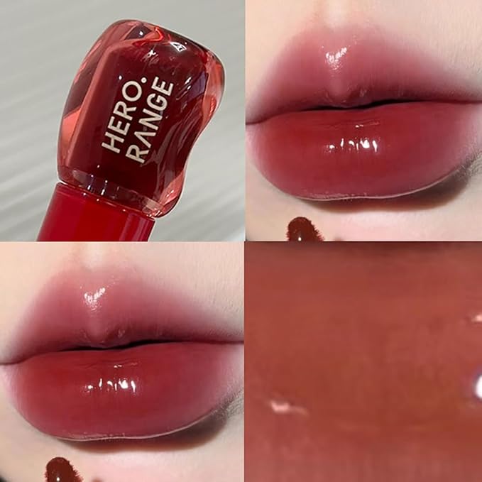 Petansy 3D Voluming Gloss 6 Colors Glasting Color Gloss Plumping, Glossy, Moisturizng, Natural Color, Long-lasting Liquid Lipstick