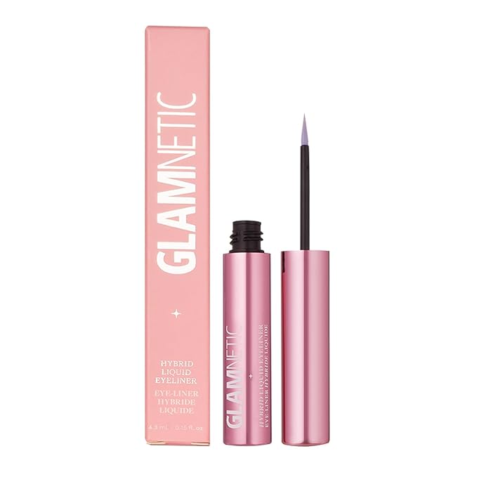 Glamnetic Hybrid Magnetic Eyeliner, Liquid Clear, for Eyelashes - Waterproof & Smudge Proof Liner | All-Day Hold for Magnetic Lashes, Quick-Drying, Paraben-Free 0.025 fl oz