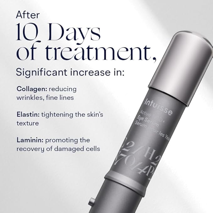 Intuisse Active NAD+ Eye Serum – Dark Circles, Puffiness, Fine Lines – 5% NAD+, Four Hyaluronic Acids & Swiss Liposomal Delivery – Lifting and Firming Formula – 2 x 5ml – Refills