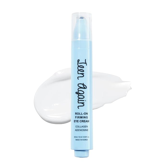 KSBC Look At Me Teen Again Roll-On Firming Eye Cream, Anti-Aging Line Smoothing Skin Care Treatment, Wrinkle Care, Cruelty Free, for Women and Men 0.54 fl. oz, 16ml