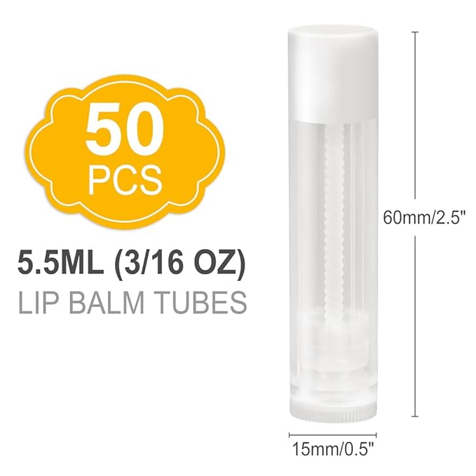 LotFancy Lip Balm Tubes with Filling Making