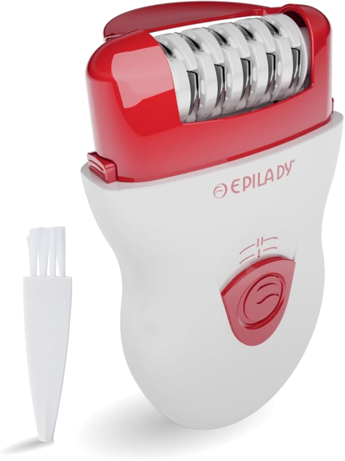 Epilady Speed Corded Epilator for Women – Dual-Speed 40-Disc Root Hair Removal Device for Legs, Underarms and Bikini Area Compact Waterproof Anti-Pinch Design for Smooth Long-Lasting Results