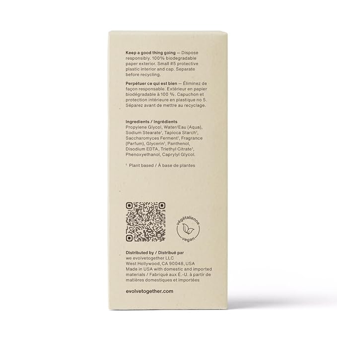 evolvetogether Aluminum Free Natural Deodorant Duo for Women & Men | Lemon, Sage & Patchouli | Neutralizes Odors, Soothes Skin | Vegan, Cruelty-Free, Baking Soda Free | Made in USA (Tulum, 1.69 Oz)