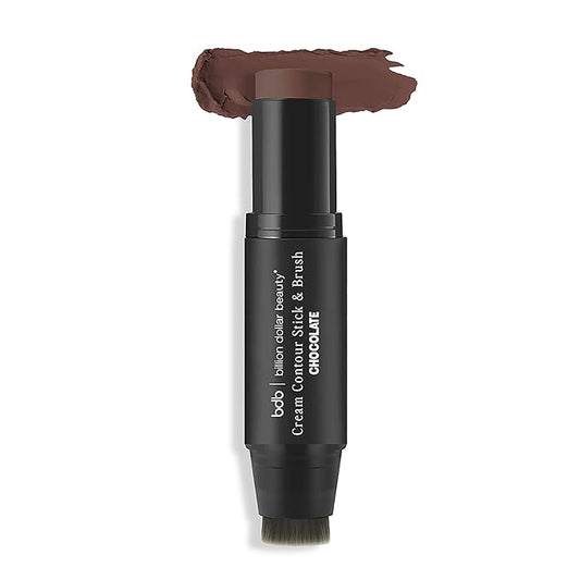 bdb Makeup Lip & Cheek Stick, Creamy Blush & Chocolate - Hydrating, Long-Lasting