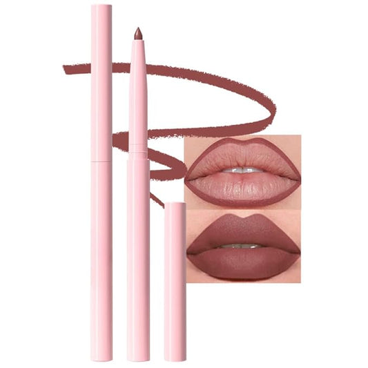evpct Cherry Red Matte Creamy Retractable Lip Liner Pencils for Shaping & Sculpting Lips, Lip Pencils for Women Long Lasting Waterproof Rich Lip Colors Liner Crayon Lipstick delineador de labios 01