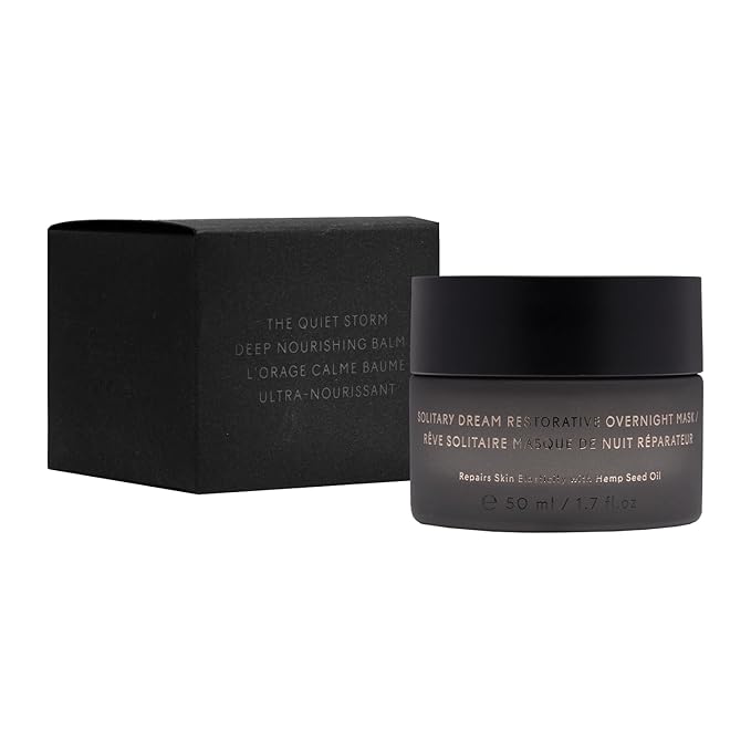 The Untamed Solitary Dream Restorative Overnight Mask 1.7 fl oz – Hydrating Night Cream with Hemp Seed Oil & Purslane – Helps Soothe, Firm & Balance Skin – Vegan & Cruelty-Free