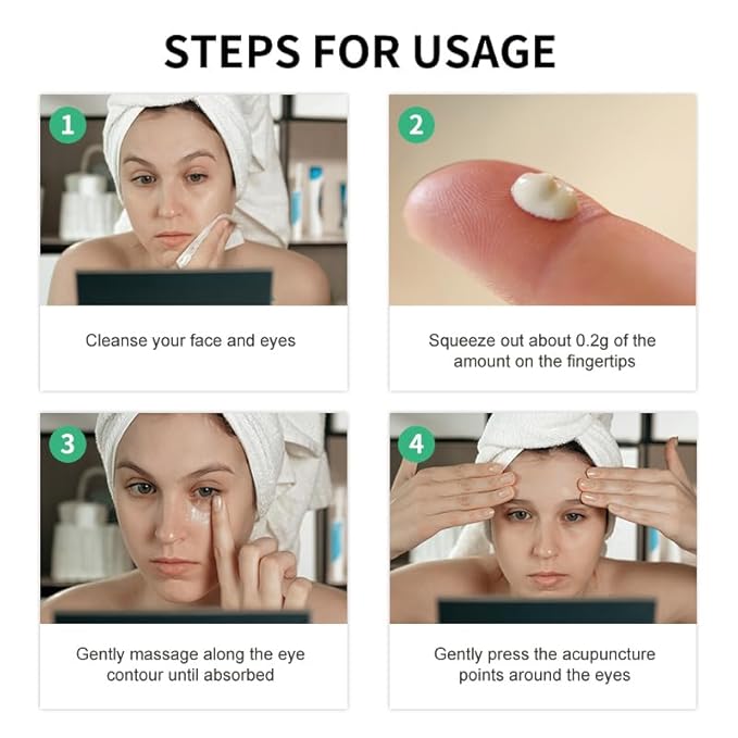 SORYA Caffeine Eye Cream for Dark Circles & Puffiness – Day & Night Under Eye Cream with Niacinamide & Peptides Anti-Aging (1.7 oz)