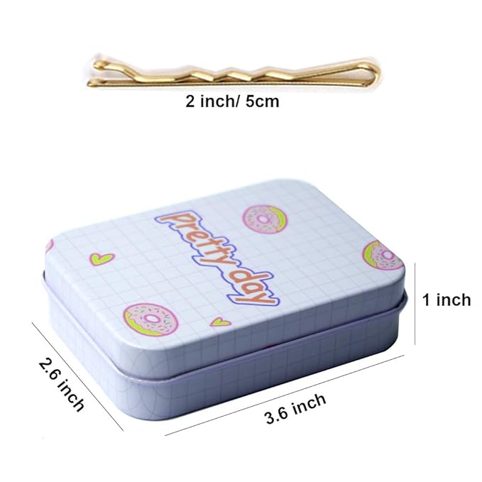 MAORULU Bobby Pins, 200 CT Gold Bobby Pins for Buns, Premium Hair Pins for Kids, Girls and Women, Great for All Hair Types, 2 Inch for Thick Hair and Thin Hair (Blonde)