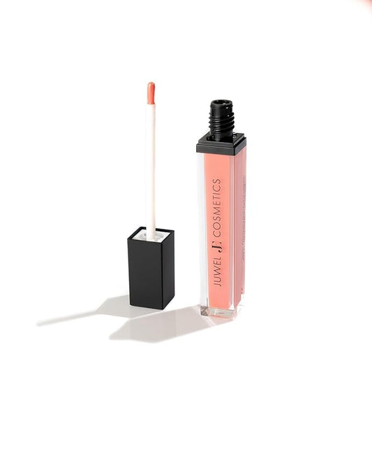 Juwel Cosmetics Luminizing Lip Gloss – Hydrating & Moisturizing for Dry Lips with Beeswax, Castor Oil & Vitamin E, Smooth Finish Tinted Lip Gloss for Women, Vegan, Elixir