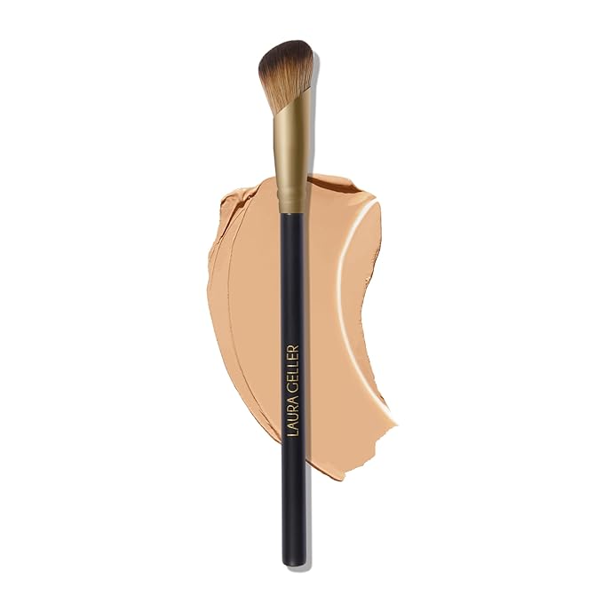 LAURA GELLER NEW YORK Cosmetic Professional Makeup Brushes - Cruelty-Free - 17 Angled Precision Concealer Brush
