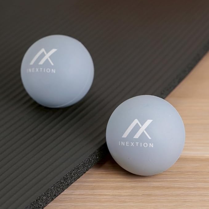 Therapy Massage Balls (2-Pack), High-Density Fascia Balls for Targeted Muscle Relaxation & Daily Recovery - 50D & 65D Hardness Options (Tranquil Blue + Tranquil Blue (65D+65D))