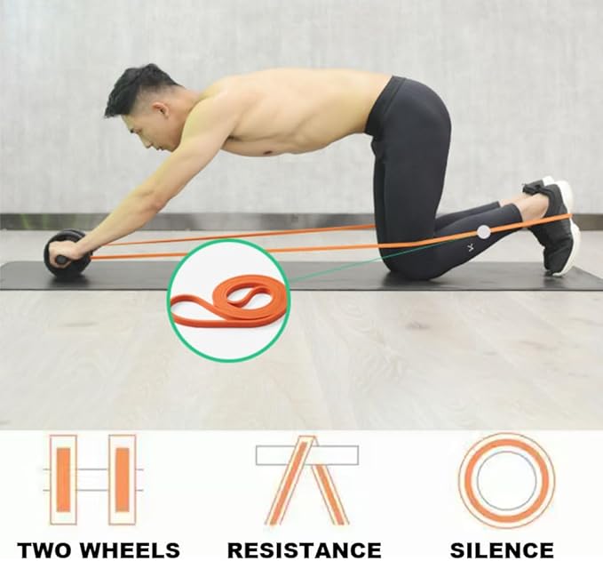 Abdominal Trainer Wheel - Abdominal Exercise Equipment