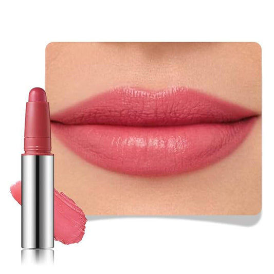IATMOMOD Coral Red Matte Lipstick Crayon, Long Lasting Waterproof Velvet Lip Liner Pencil, High Pigment Non-Drying 24H Cruelty-free Lip Makeup