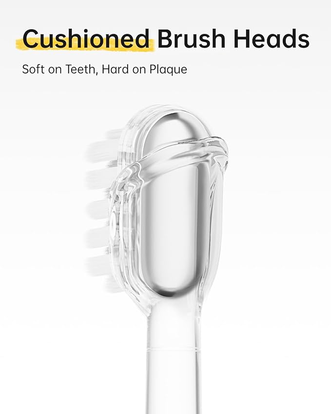 Laifen Wave Special Electric Toothbrush, New 2025 Version Oscillation & Vibration Sonic Electric Toothbrush for Adults with App, 2 Brush Heads, IP68 Waterproof Travel Powered Toothbrush (Matte Yellow)