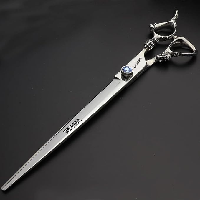 7" 7.5" 8"9" Professional Hairdressing Scissors Barber Salon Hair Cutting Dragon Shears (Large). (9 inch)