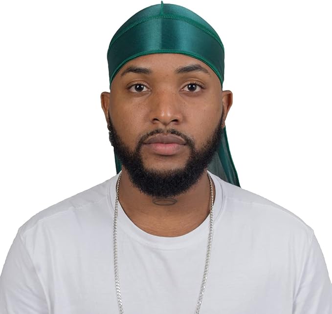 ForceWave Silky Durag for Men Wave Cap Satin Dorag for Men Women 360 Wave