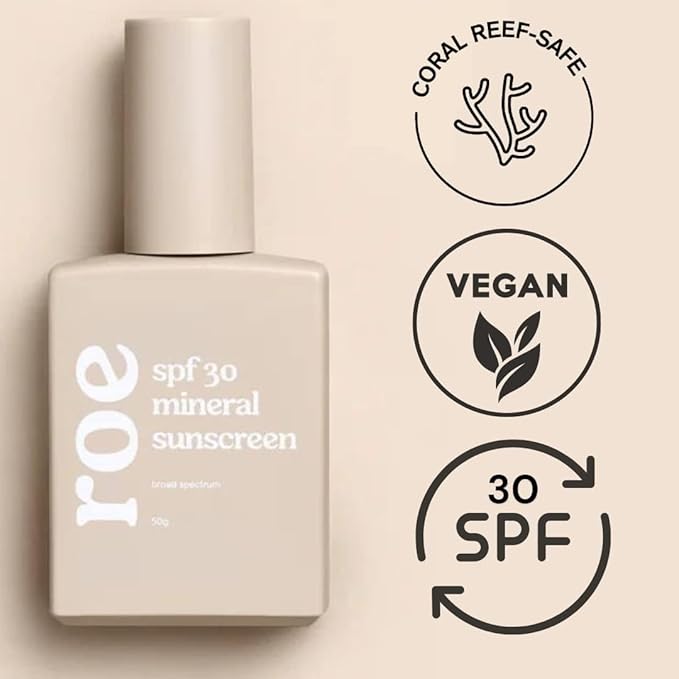 Roe Wellness- Baby Mineral Sunscreen SPF 30 | Non-Greasy, Reef Safe, Paraben-Free