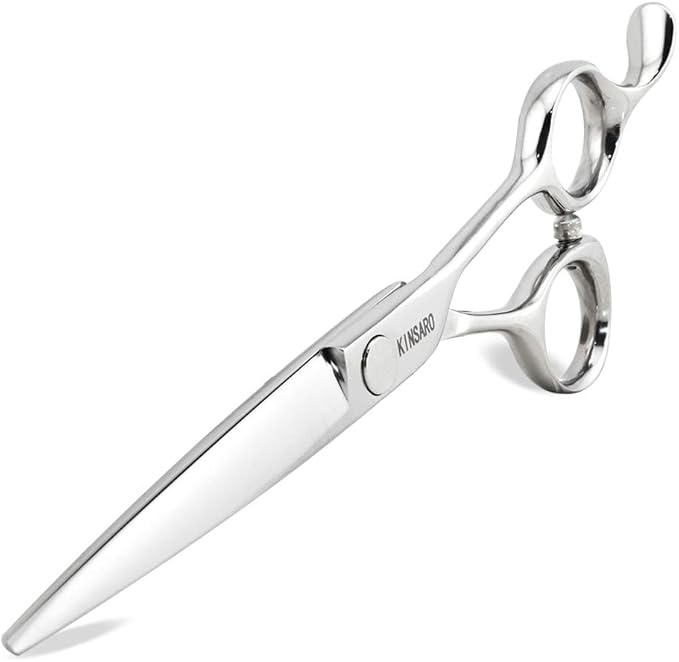 Professional Hair Cutting Scissors Barber Hair Shears Haircut 6 Inch 440c Haircut Shears Hairdresser Scissors KINSARO for Hairdresser Barber or Home Use