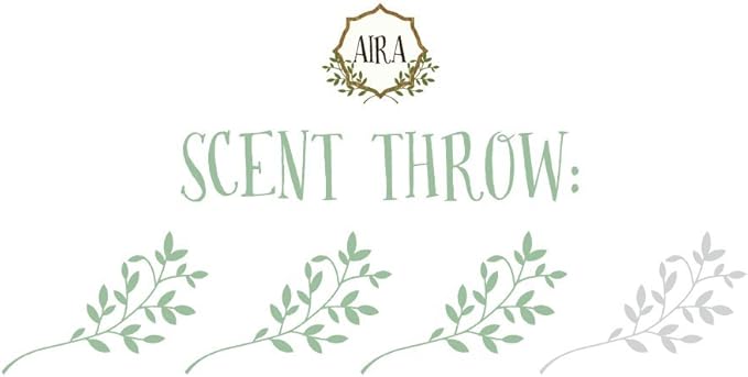 Aira Soy Candles - Organic, Kosher, Vegan, in Mason Jar w/Therapeutic Grade Essential Oil Blends - Hand-Poured 100% Soy Candle Wax - Paraffin Free, Burns 110+ Hours - Lemongrass - 16 Ounces
