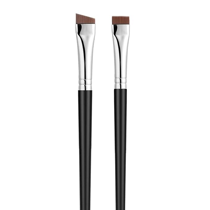 Fine Angled Eyeliner Brushes, JASSINS Precision Gel Eye Liner Brush,Synthetic Bristles Eye Makeup Tool,Ultra Thin Slanted Flat Angle for Beauty Cosmetic Tool