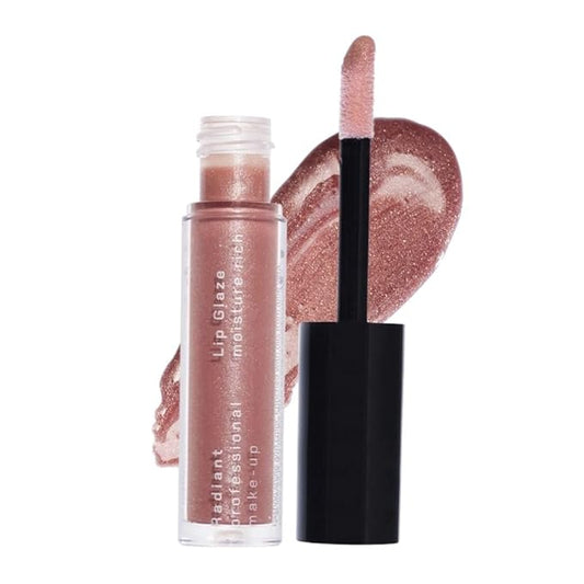 Radiant Professional Lip Glaze (15 Shades) - Ultra-Glossy, Non-Sticky & Long-Lasting Lip Gloss for Women - High Shine Hydration - Vegan & Moisturizing for Soft, Nourished Lips - (02 CARAMEL DAZZLE)