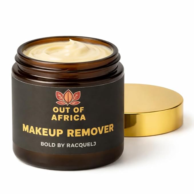 Shea Butter Makeup Remover Balm – Deep-Cleansing Formula That Melts Makeup, Refined Organic Ugandan Shea, Vitamin E, 3.4 oz (100 ml)